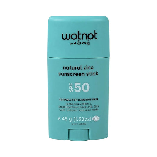 Wotnot Sunscreen Stick Natural Zinc Spf50 45g