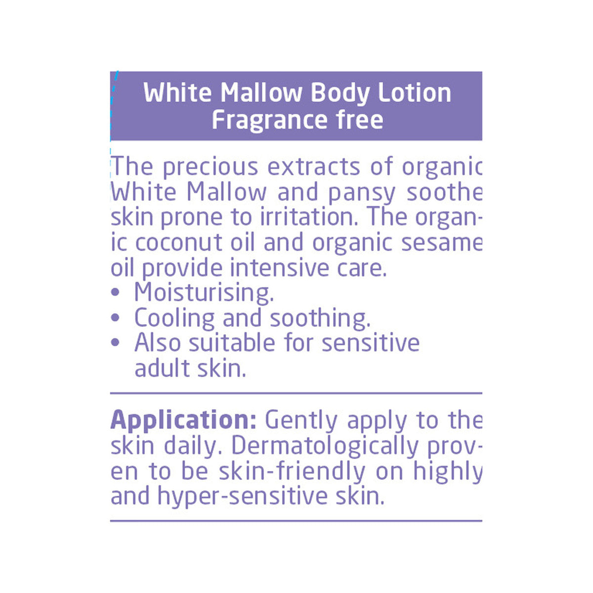 WELEDA Baby Derma Body Lotion White Mallow - Fragrance Free 200ml