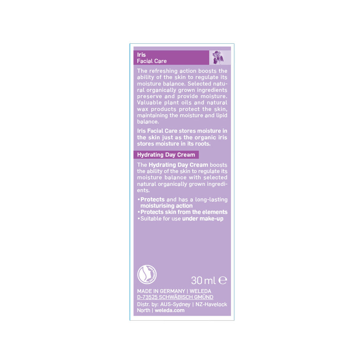 Weleda Organic Balancing Day Cream (Iris) 30ml