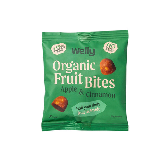 Welly Organic Fruit Bites Apple Pie (Apple & Cinnamon) 30g(Pack of 14)
