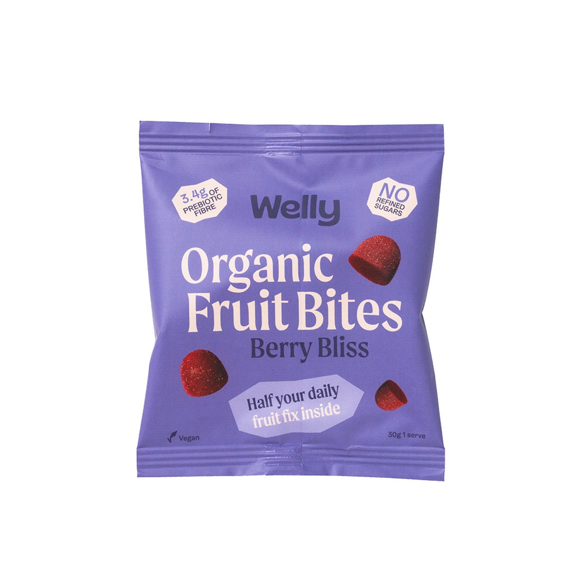 Welly Organic Fruit Bites Berry Bliss 30g(Pack of 14)