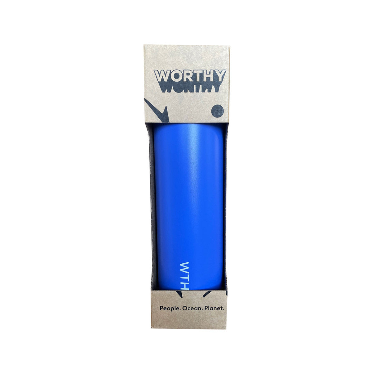 Worthy Sugarcane Drink Bottle Grecian Blue 750ml