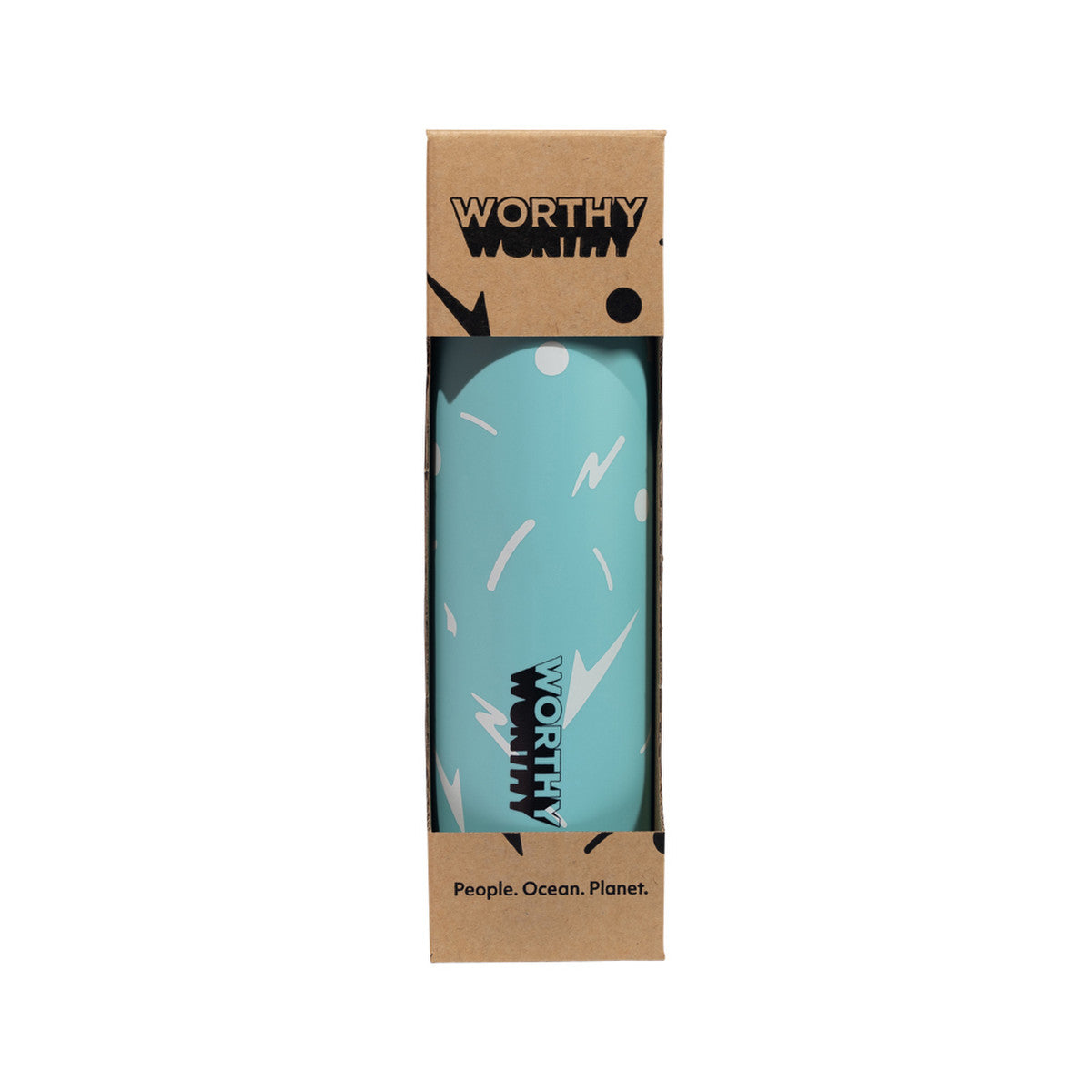 Worthy Sugarcane Drink Bottle Ocean Aqua 750ml
