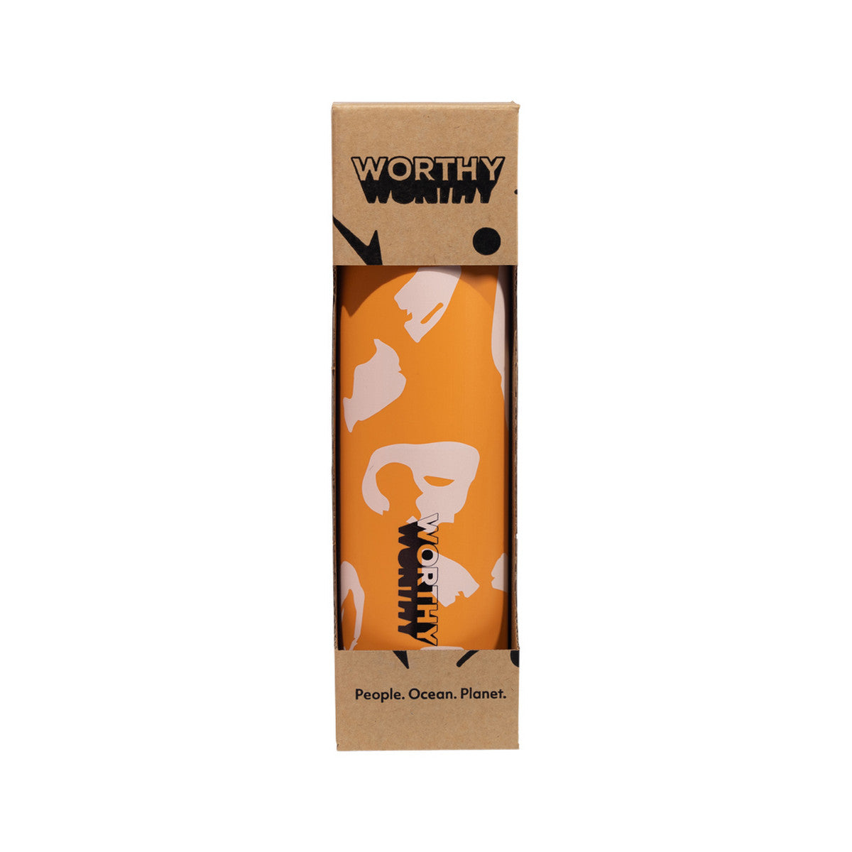 Worthy Sugarcane Drink Bottle Retro Orange 750ml