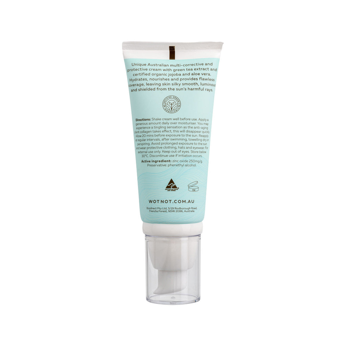 Wotnot Naturals Natural Face Sunscreen SPF 40 + Mineral MakeUp BB Cream Nude 60g