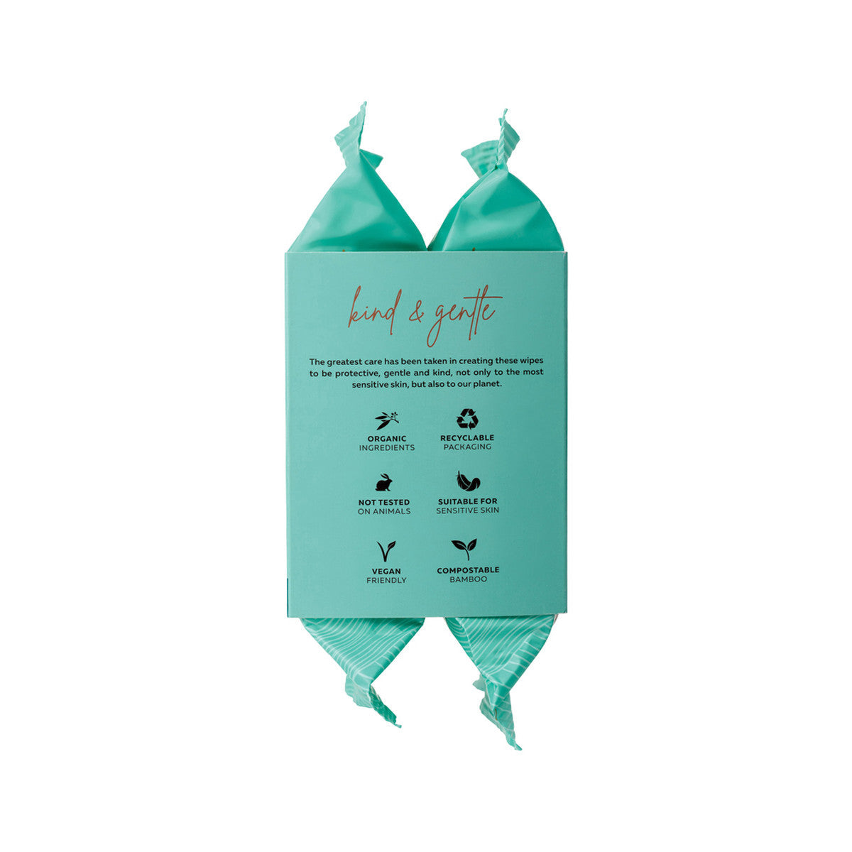 Wotnot Naturals All Natural Face Wipes Sensitive x 25 Pack Twin Pack