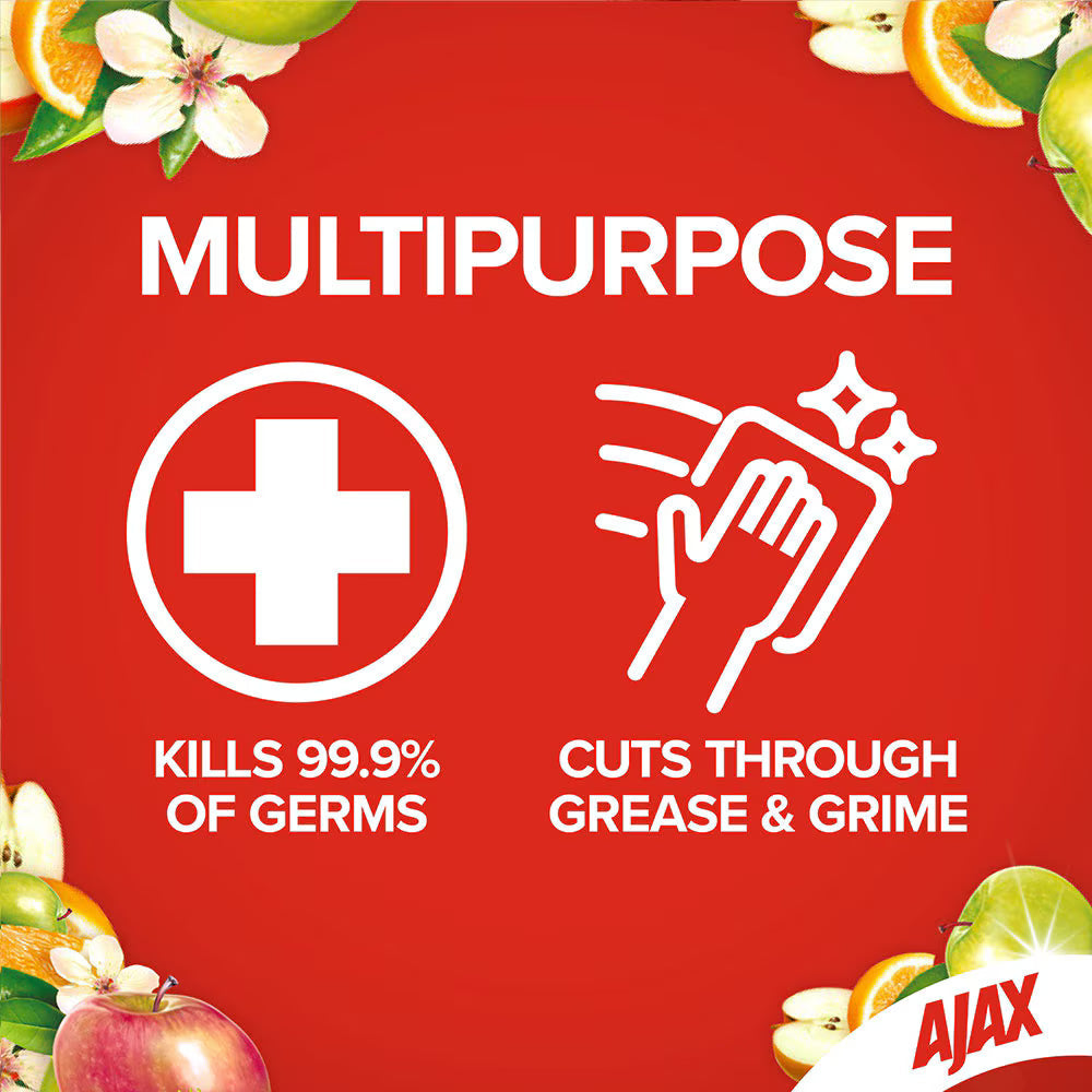 Ajax Spray n' Wipe Multi-Purpose Antibacterial Disinfectant Cleaner Trigger Surface Spray Apple & Citrus