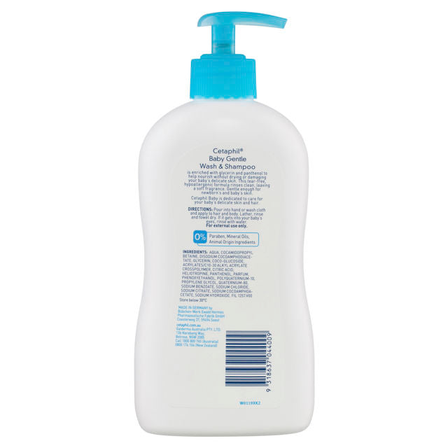 Cetaphil Baby Calendula Wash Shampoo 400ml