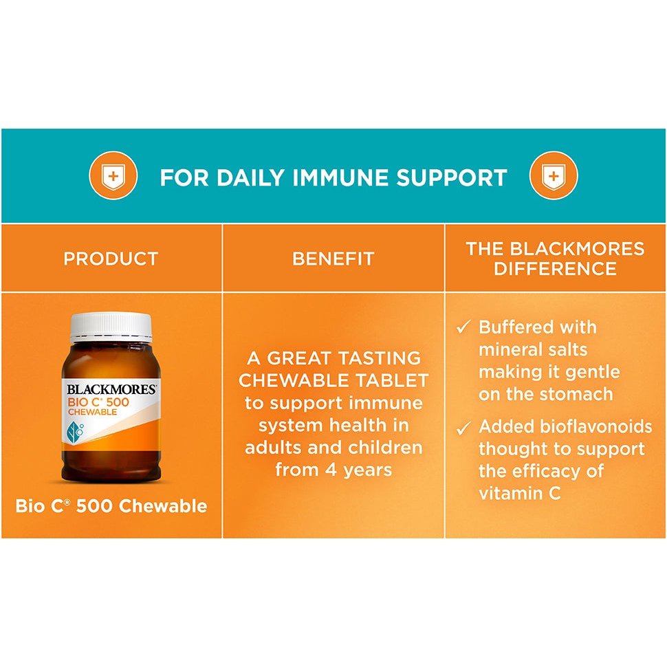 Blackmores Bio C Chewable 500mg 200 Tablets