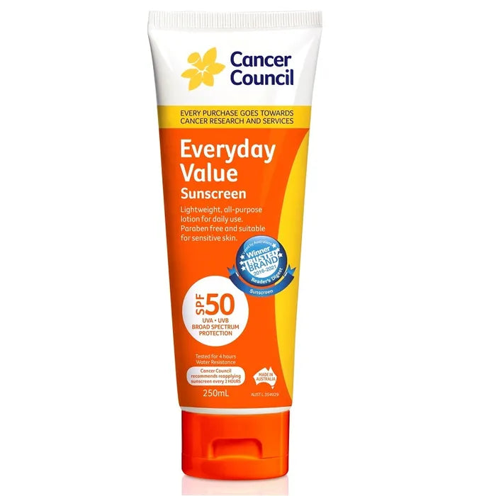 Cancer Council Everyday Value SPF50 Sunscreen 250ml