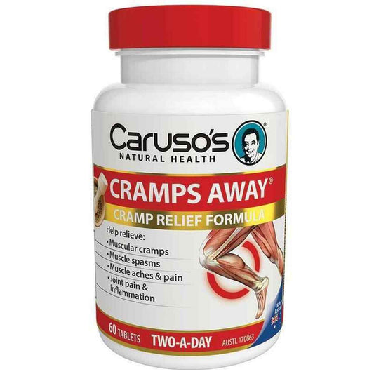 Caruso's Natural Health Cramps Away 60 Tablets