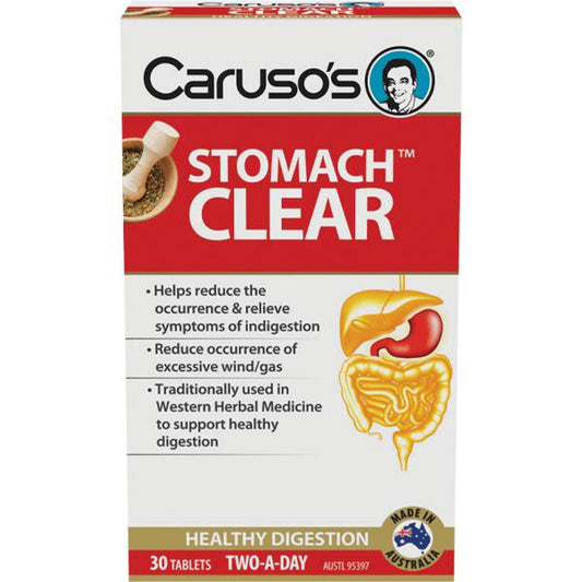Caruso's Stomach Clear 30 Tablets