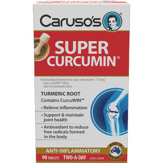 Caruso's Super Curcumin 90 Tablets