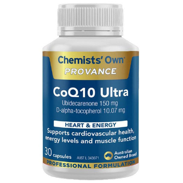 Chemists' Own Provance COQ10 Ultra 150mg 30 Capsules