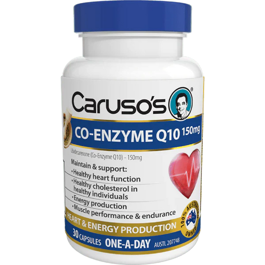 Caruso's Co-enzyme Q10 150mg 30 Capsules