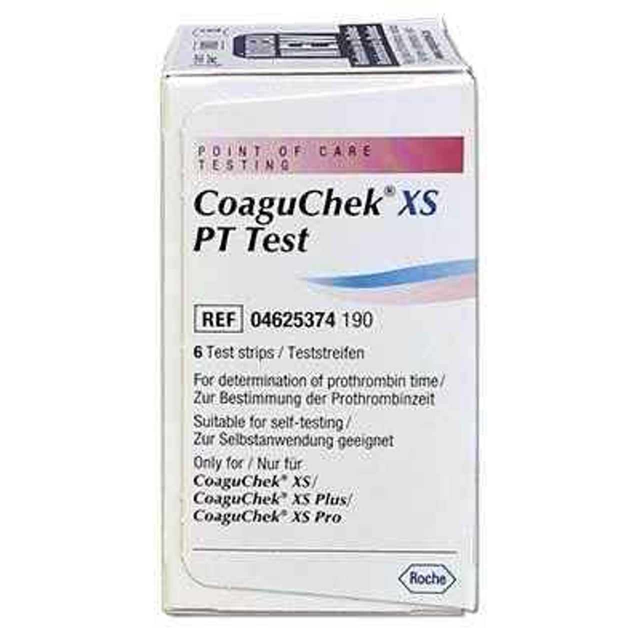 CoaguChek XS PT Test PST 6 Strips (6 Months+ Expiry)
