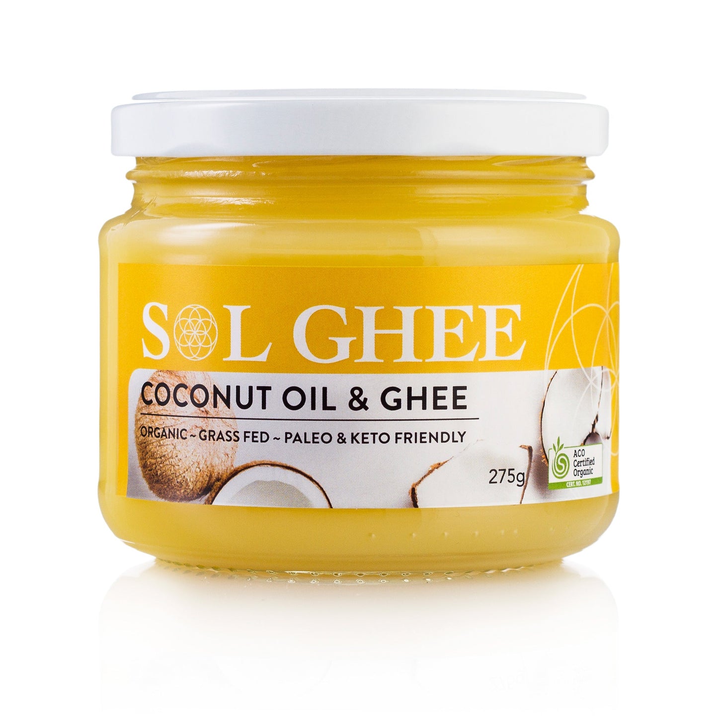 SOL ORGANICS Coconut Oil & Ghee 275g