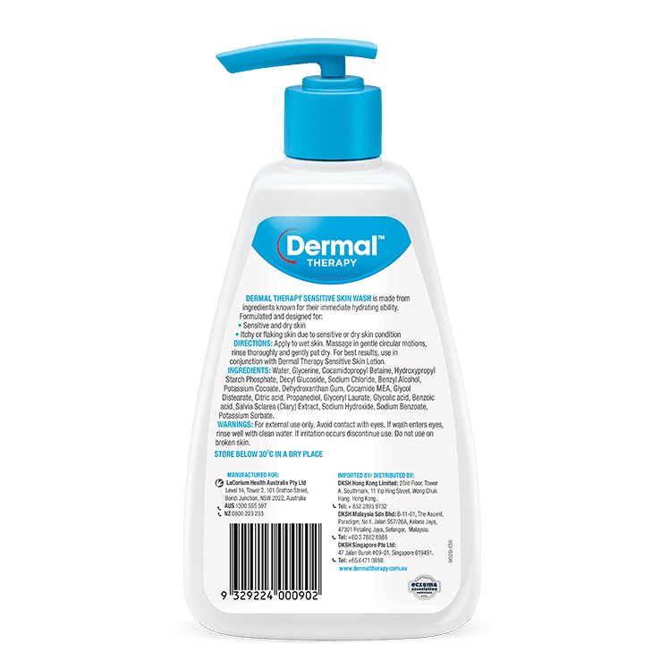Dermal Therapy Sensitive Skin Wash 100ml