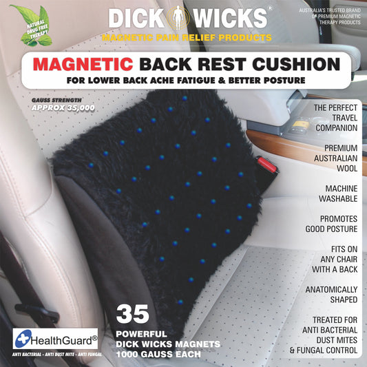 DICK WICKS DELUXE BACK REST CUSHION