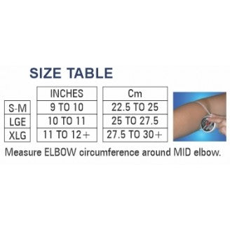 DICK WICKS ACTIVEASE LOW COMPRESSION MAGNETIC ELBOW SUPPORT  DW04ES