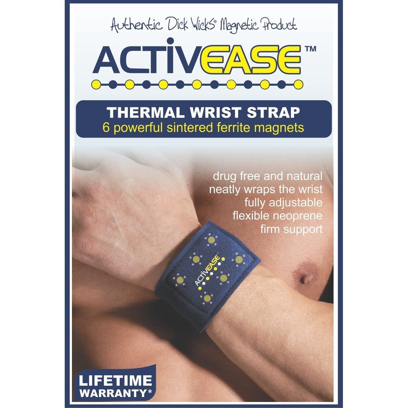 Activease Thermal Wrist Support With Magnets by Dick Wicks