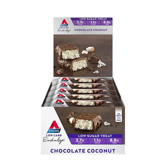 Atkins Endulge Chocolate Coconut Bar 40g 15 Units