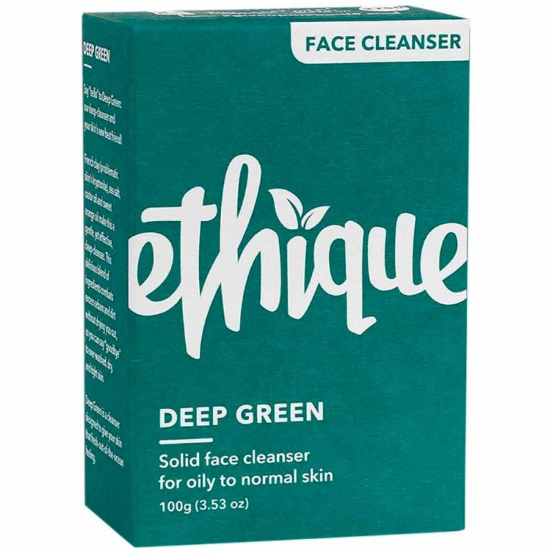 ETHIQUE Solid Face Cleanser Bar Deep Green 100g