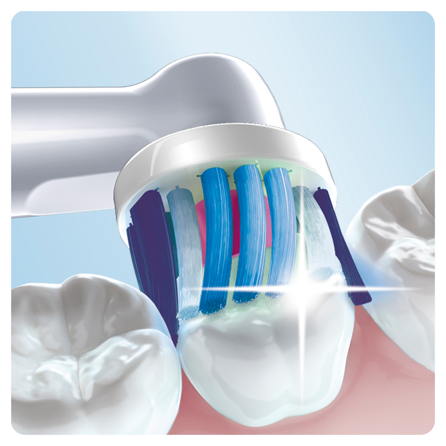 Oral B Power Toothbrush 3D White Refills 3 Pack