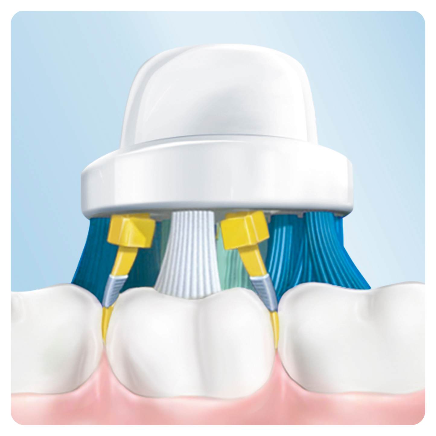 Oral B Power Toothbrush Floss Action Refills 3 Pack