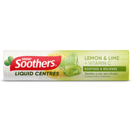 Allens Soothers Lemon Lime 10 Pack X 24s