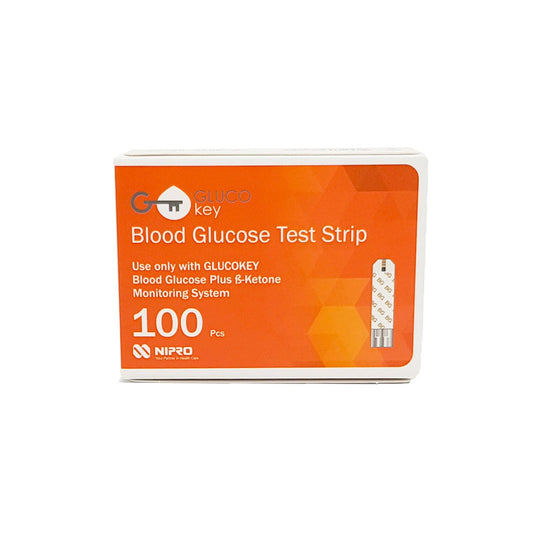 Glucokey Blood Glucose Test Strips 100