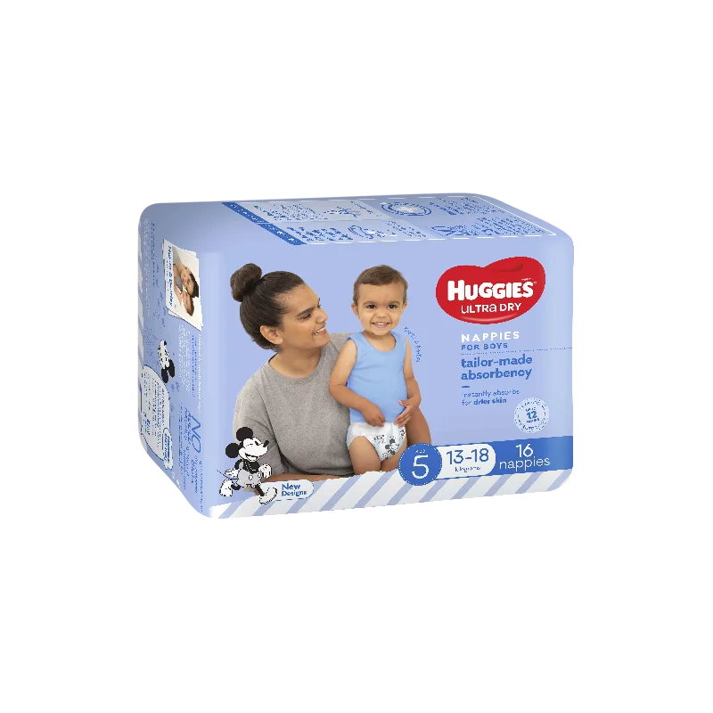 HUGGIES WALKER BOY 16PK