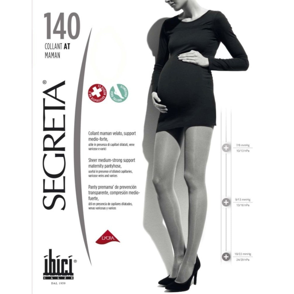 IBICI FIRM COMPRESSION/MATERNITY PANTYHOSE