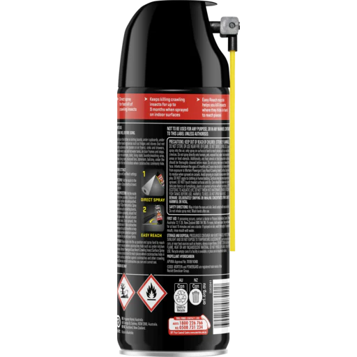 Mortein Powergard Easy Reach Crawling Insect Surface Spray 250g