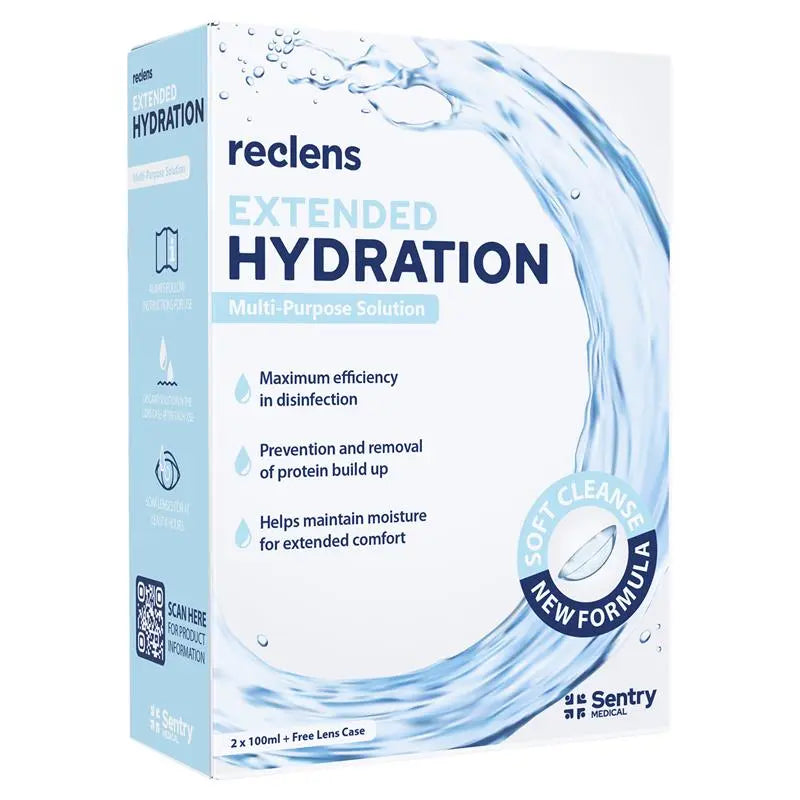Reclens Extended Hydration Multipurpose Solution 2 X 100ml