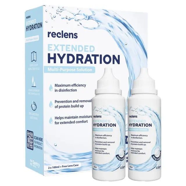 Reclens Extended Hydration Multipurpose Solution 2 X 100ml