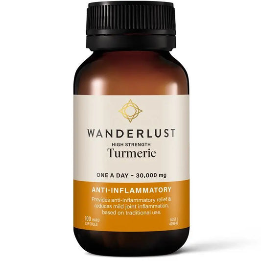 Wanderlust High Strgh Turmeric 100 Capsules
