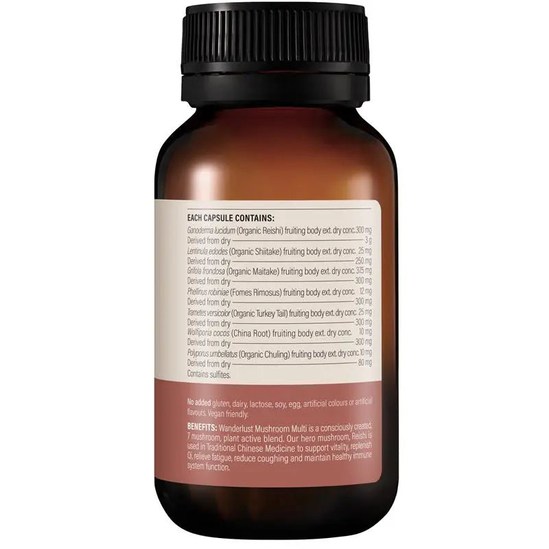 Wanderlust Mushroom Multi 60 Capsules