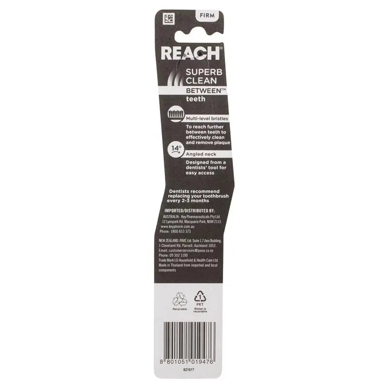 Reach Superb Clean Between Firm Toothbrush 1Pack