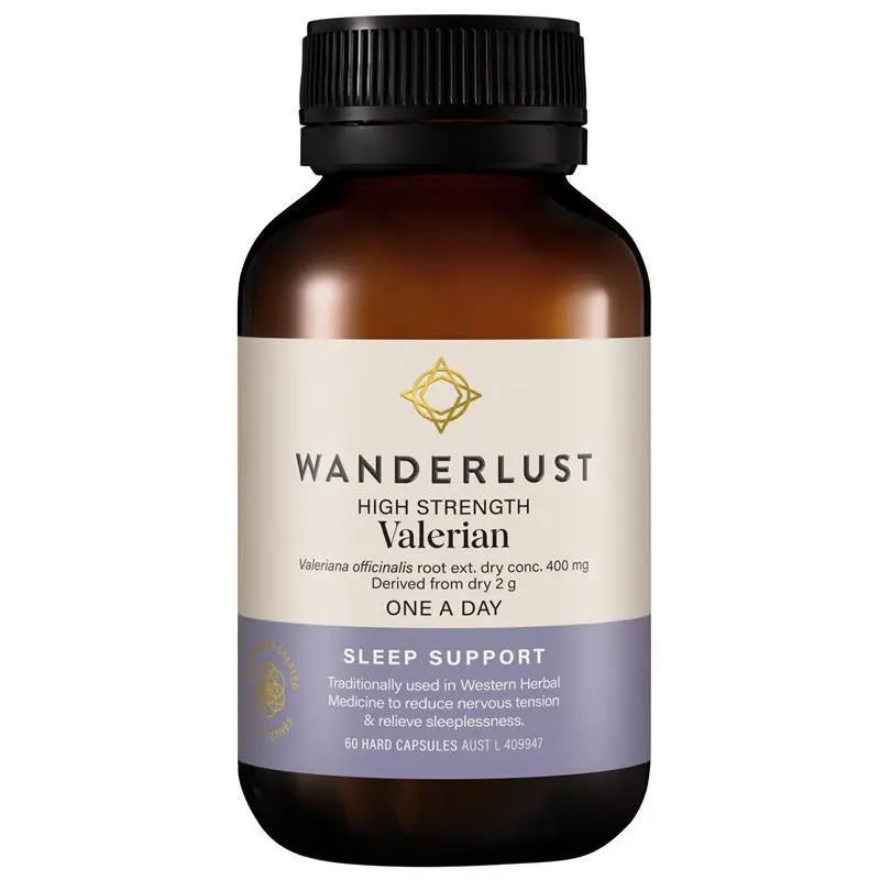 Wanderlust High Strength Valerian 60 Capsules