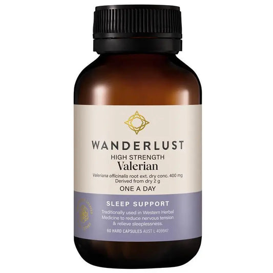Wanderlust High Strength Valerian 60 Capsules