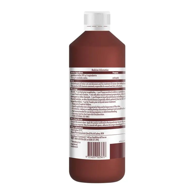 Betadine Antiseptic Tropical Solution 500ml