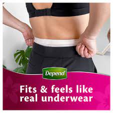 Depend Women Real Fit Underwear Super Extra Large 8 Pack