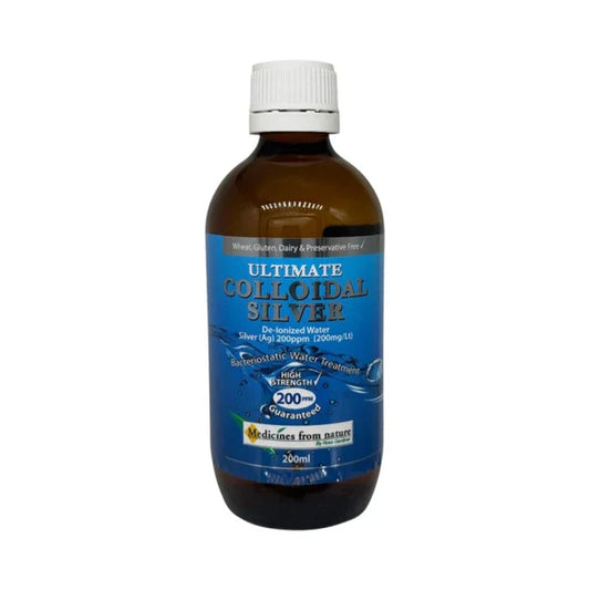 Medicines From Nature Ultimate Colloidal Silver 200ppm 200ml
