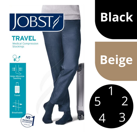 Jobst Travel Socks Size 4 Beige