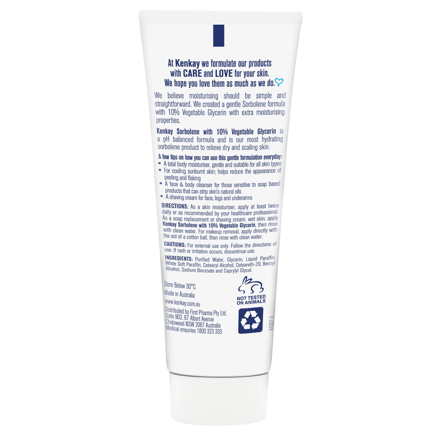 Kenkay Skin Relief Sorbolene & Glycerine Tube 100mL