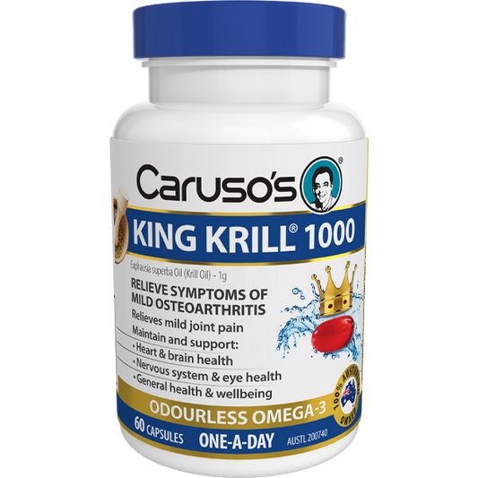 Caruso's Natural Health King Krill 1000mg 60 Capsules