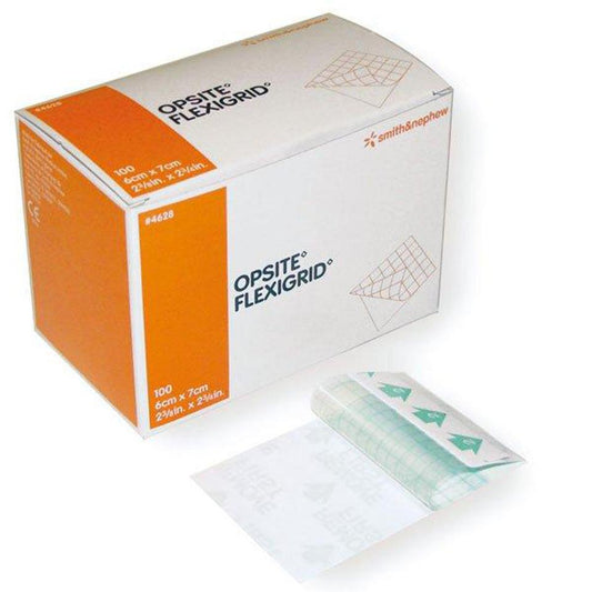 Opsite Flexigrid Dressing - 6cm x 7cm - 100 Pack