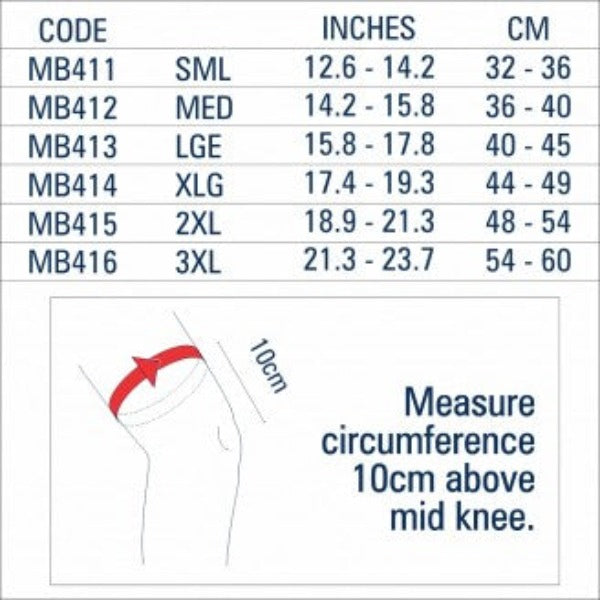 M-BRACE LACED HINGED PATELLA STABILISER KNEE  MB41