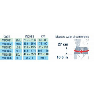 M-BRACE LUMBLOCK LUMBAR SACRAL BACK